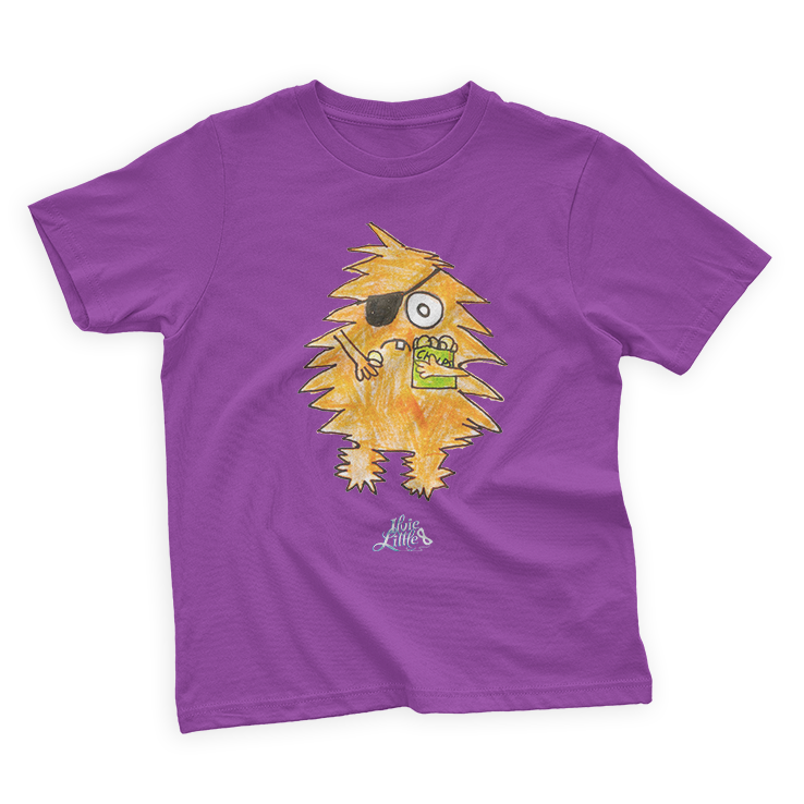 ILVIE LITTLE - MONSTER SHIRT BERTHA - Lila / 98/104 (2