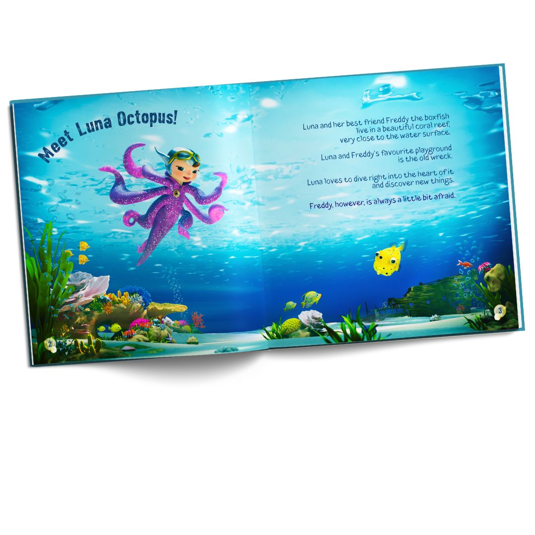 LUNA OCTOPUS - SHARKY'S ADVENTURESOME RESCUE