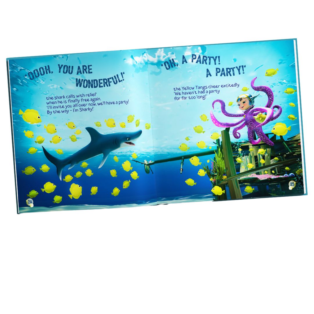 LUNA OCTOPUS - SHARKY'S ADVENTURESOME RESCUE