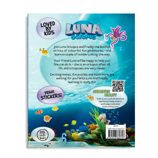 Luna Octopus - Count with Luna – Sticker Activity Book