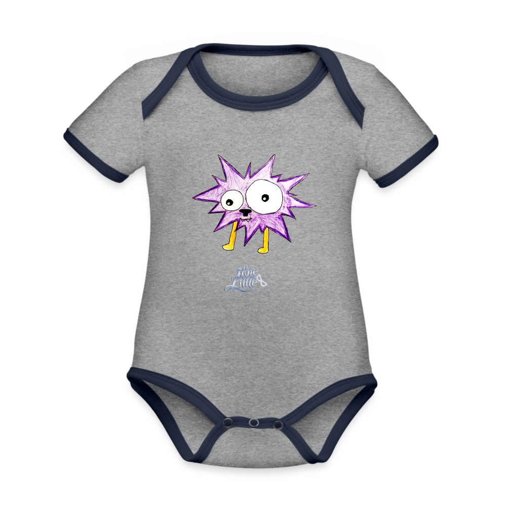 Monster Violetta Baby - heather grey/navy