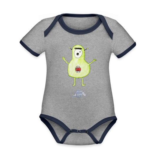 Monster Charlene Baby - heather grey/navy