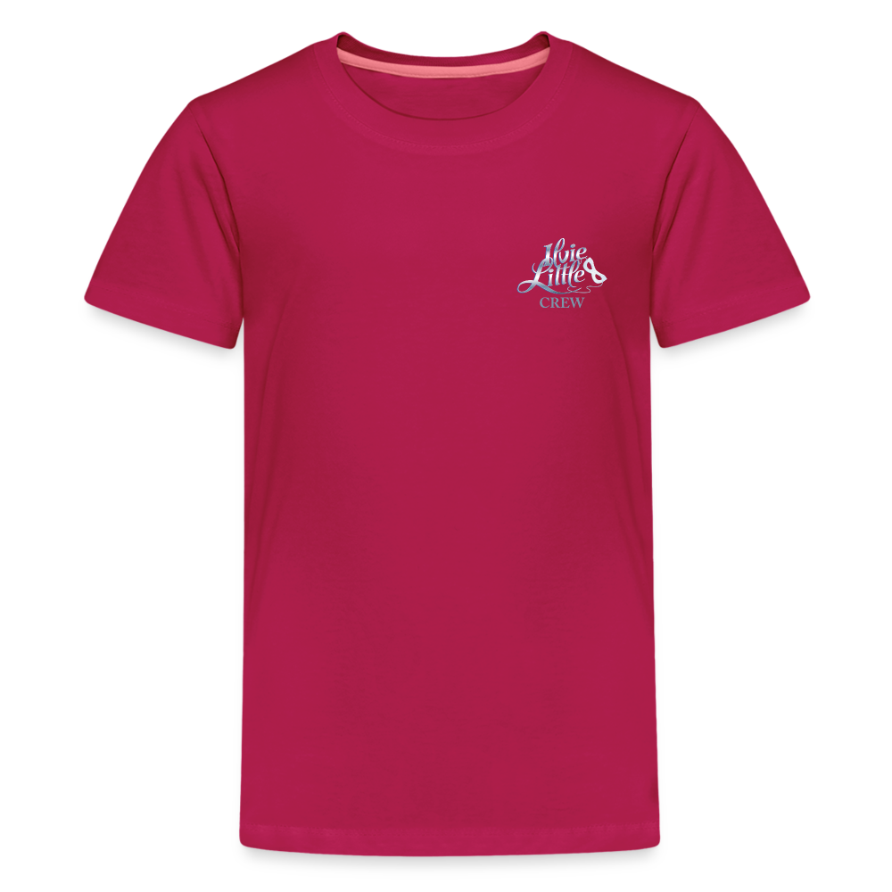 ILVIE LITTLE CREW T-Shirt (Teenager) - dark pink