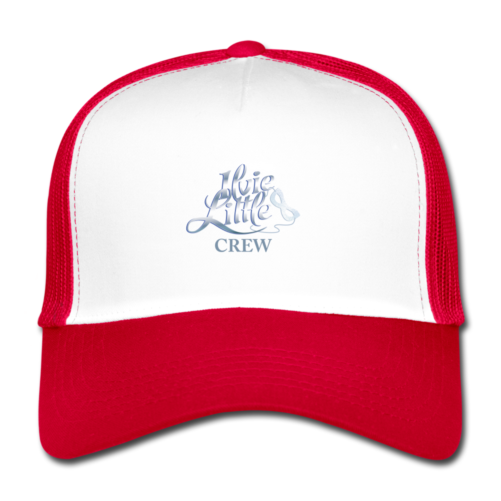 ILVIE LITTLE CREW Cap - white/red - Trucker Cap | Beechfield