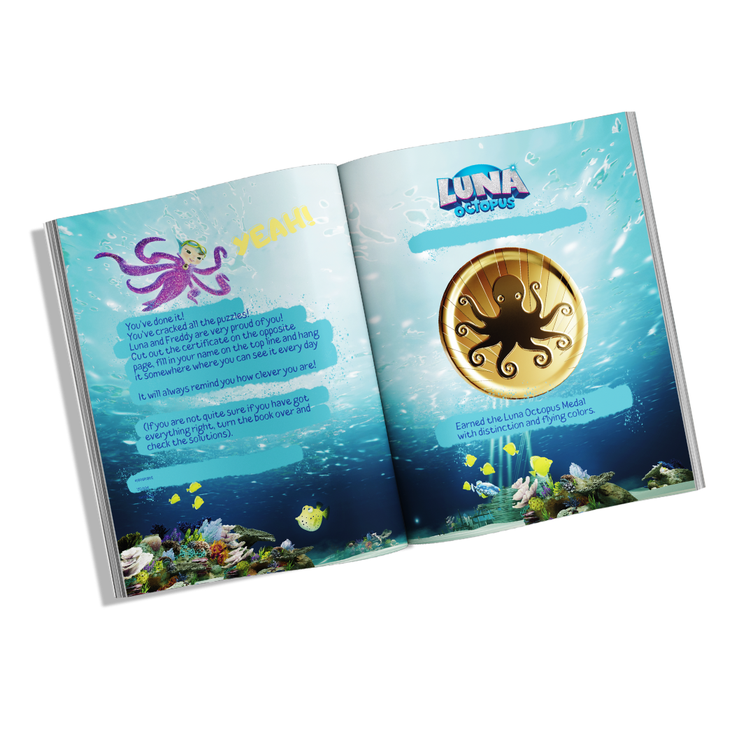 LUNA OCTOPUS - STICKER ACTIVITY BOOK