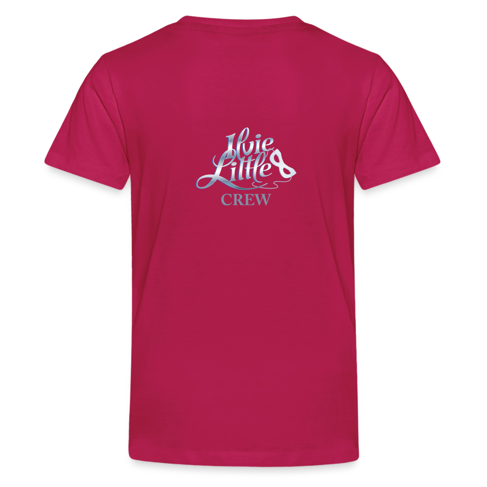 ILVIE LITTLE CREW T-Shirt (Teenager) - dark pink