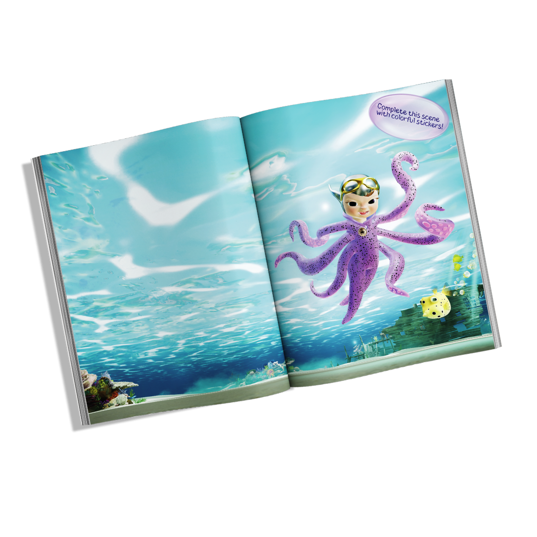 LUNA OCTOPUS - STICKER ACTIVITY BOOK