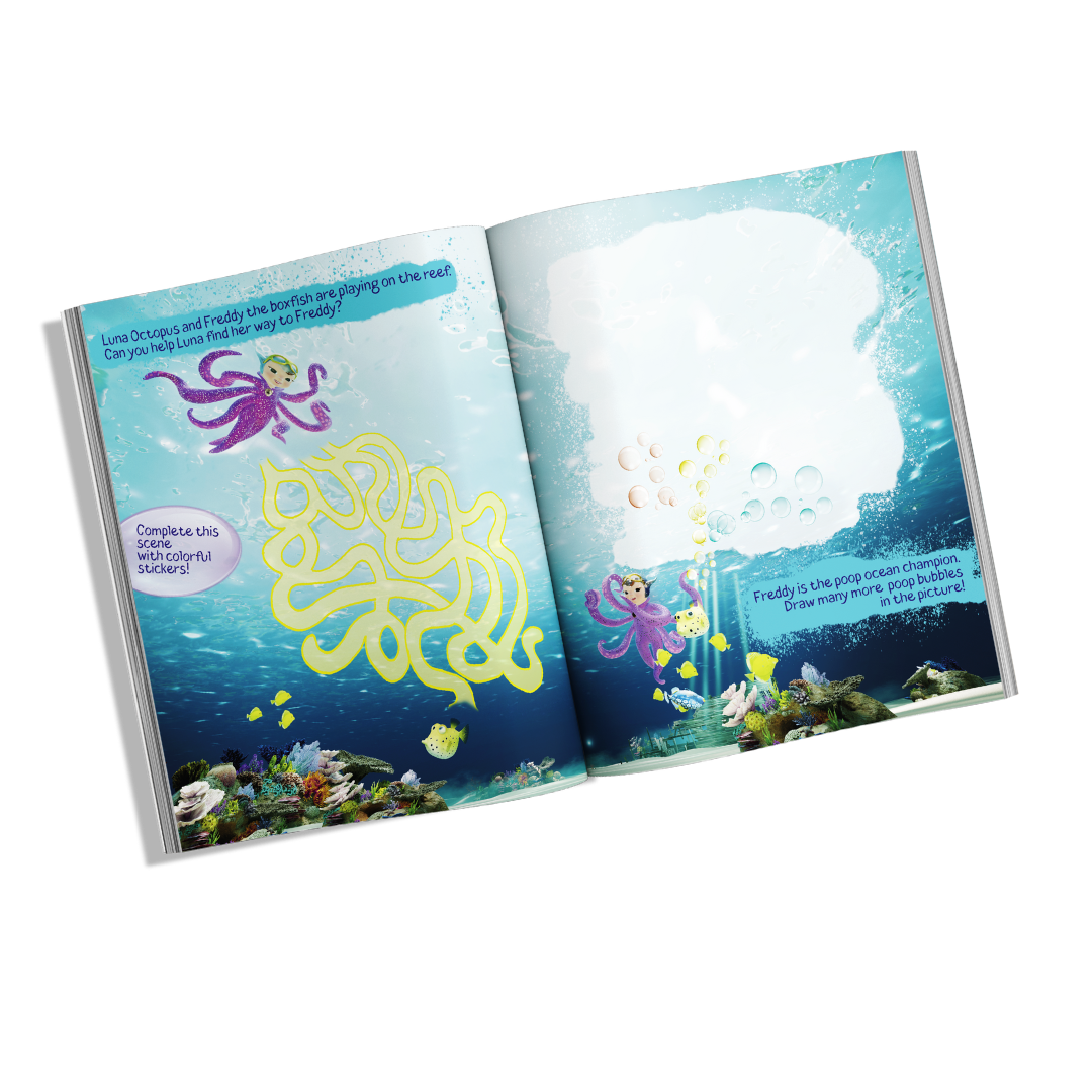 LUNA OCTOPUS - STICKER ACTIVITY BOOK