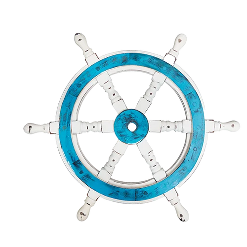 Ship’s wheel from Ilvie Little’s pirate adventures
