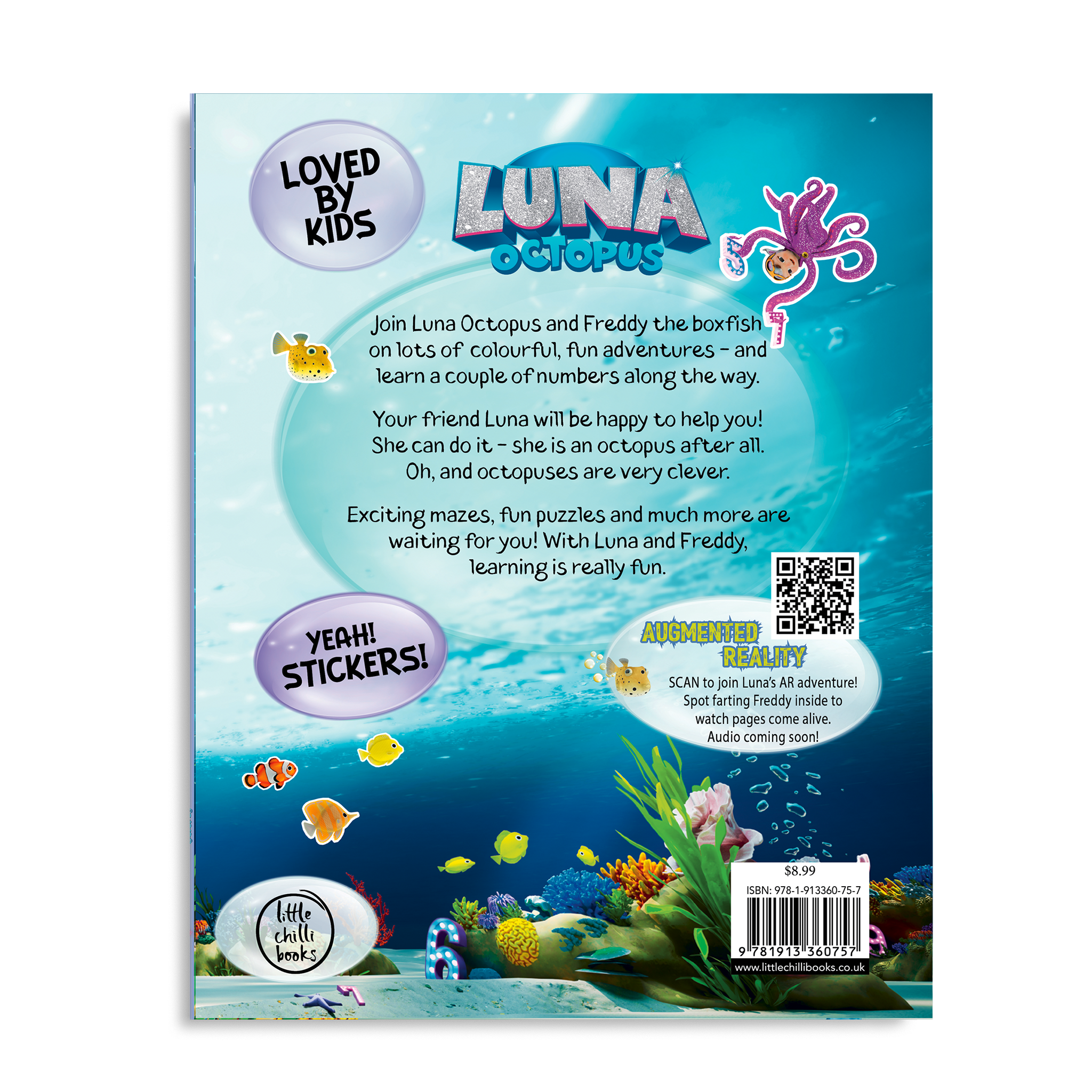 Luna Octopus - Count with Luna – Sticker Activity Book