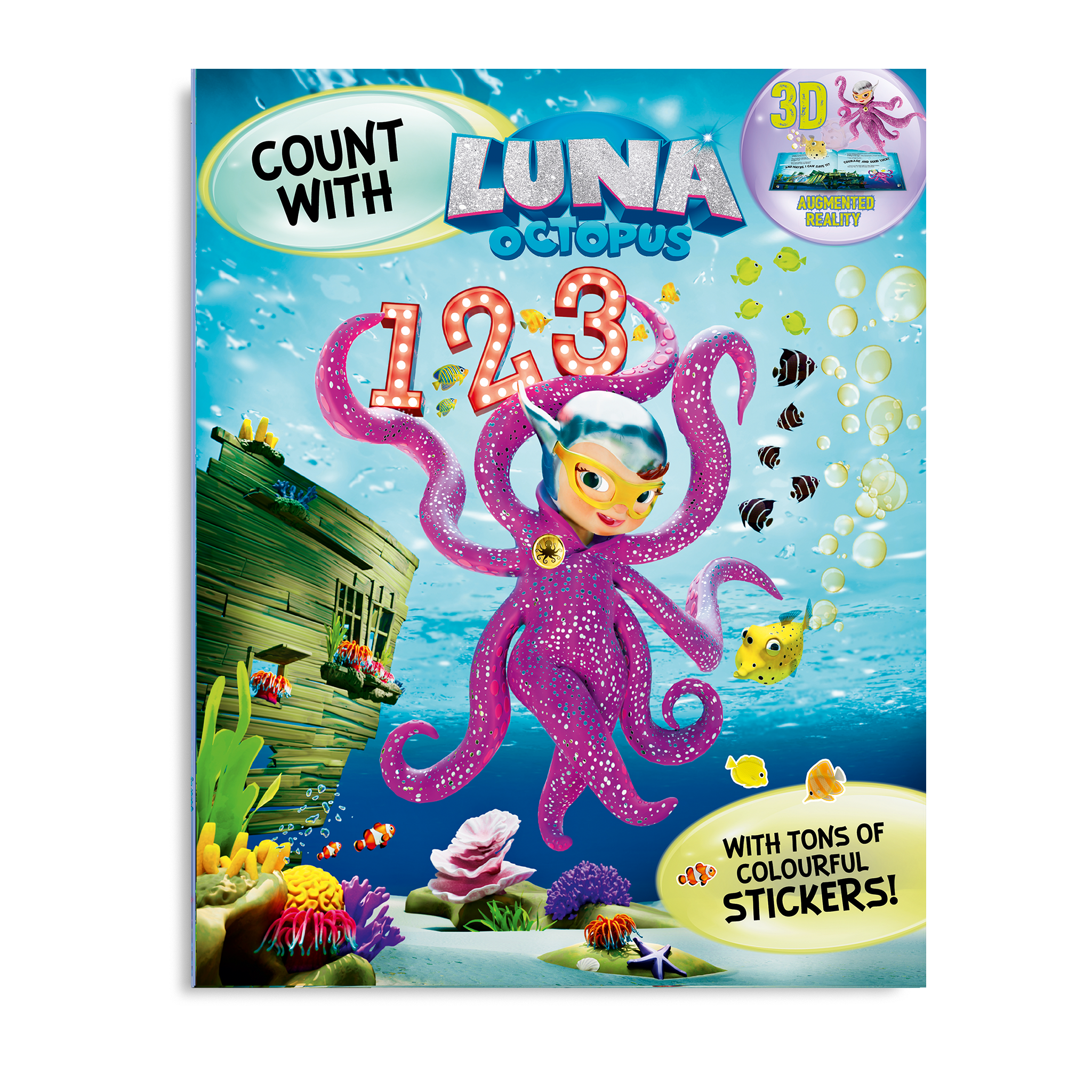 Luna Octopus - Count with Luna – Sticker Activity Book
