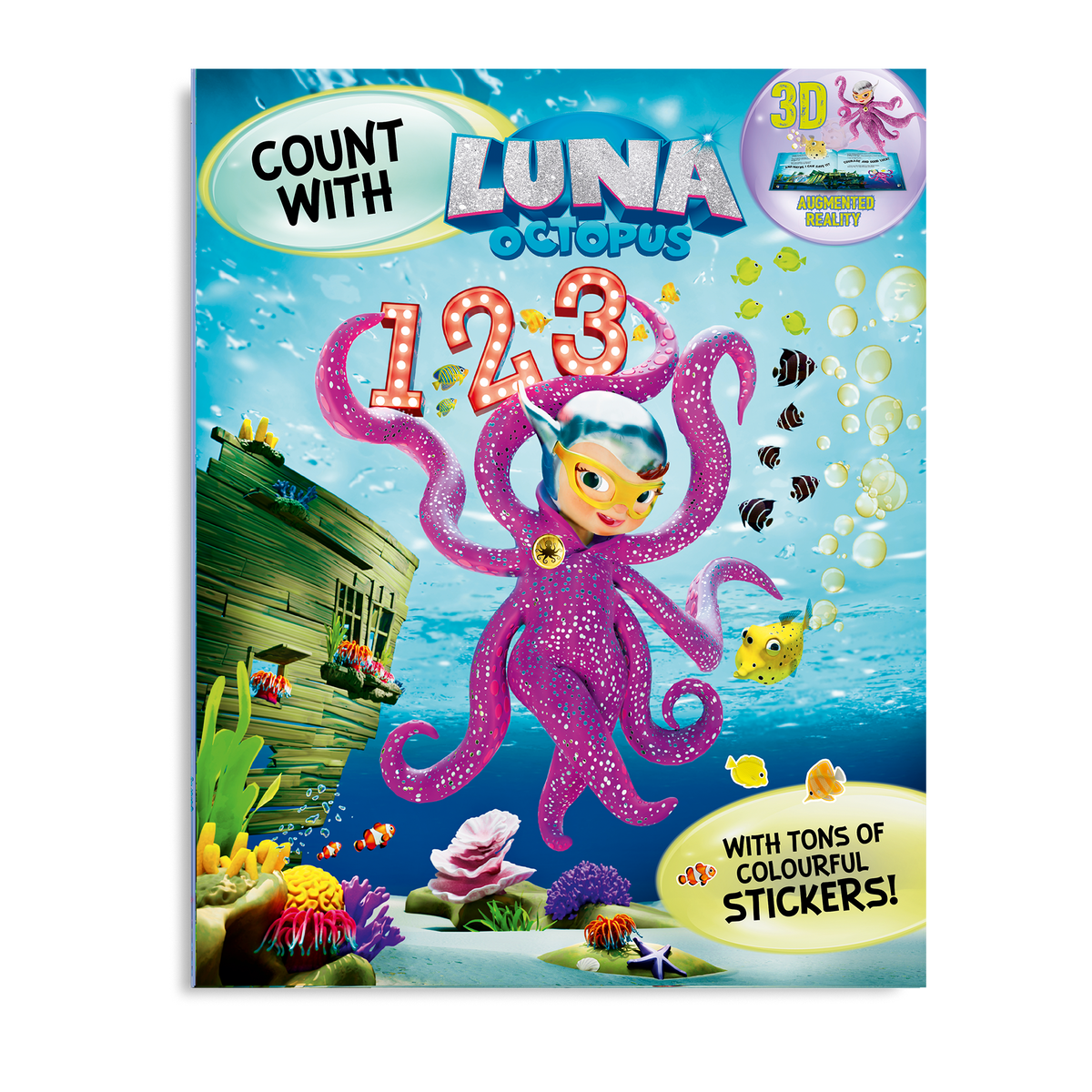 Luna Octopus - Count with Luna – Sticker Activity Book