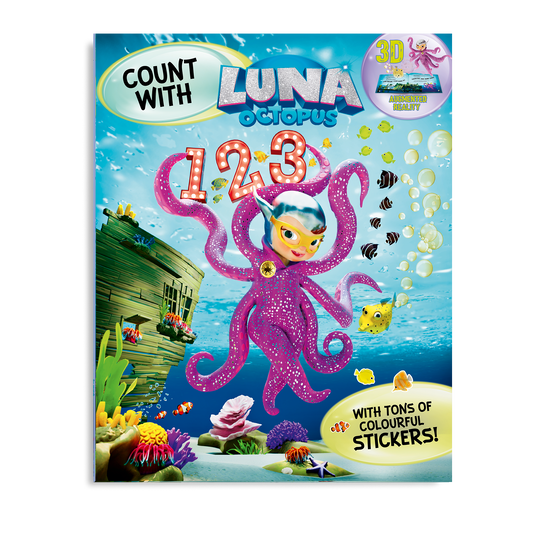 Luna Octopus - Count with Luna – Sticker Activity Book