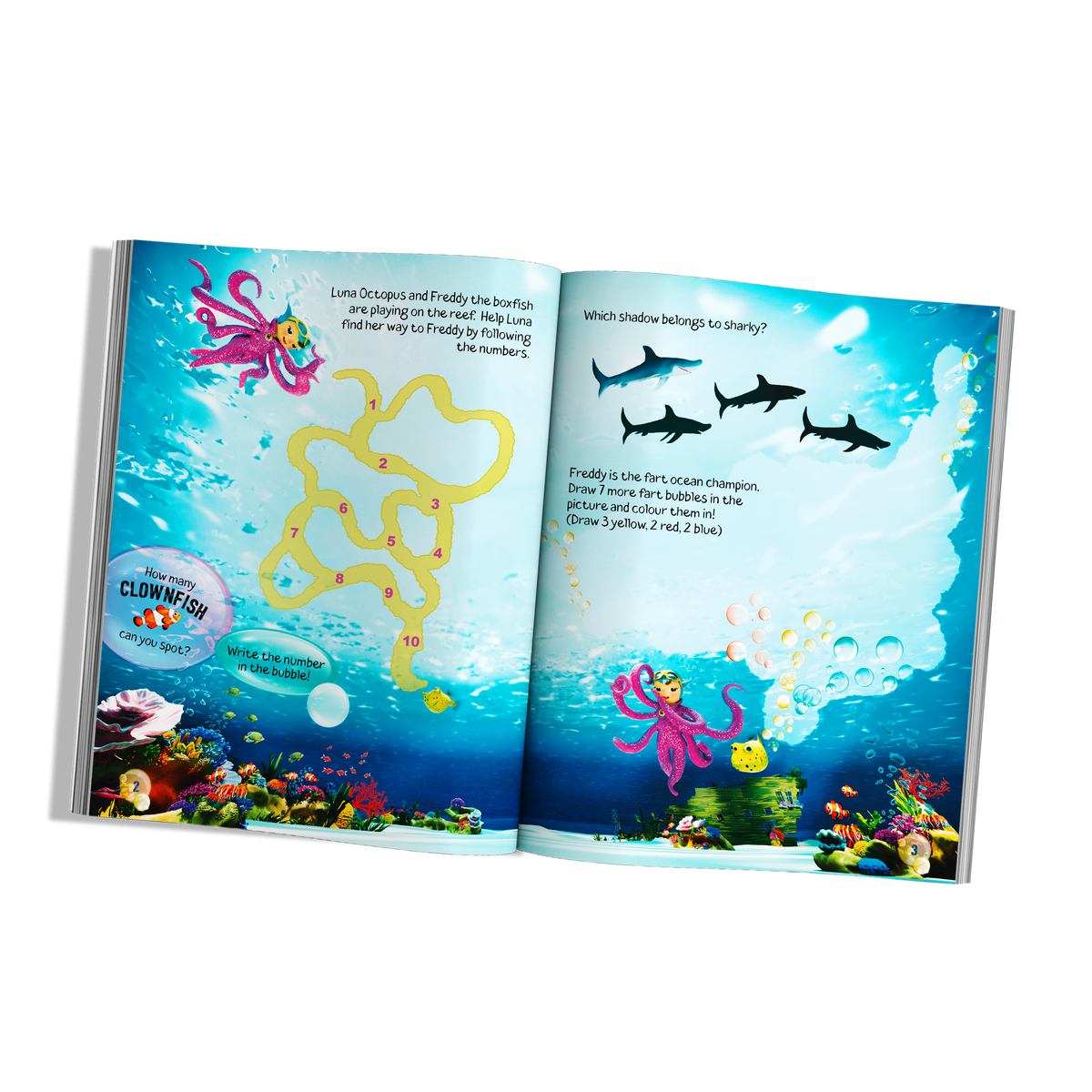 Luna Octopus - Count with Luna – Sticker Activity Book