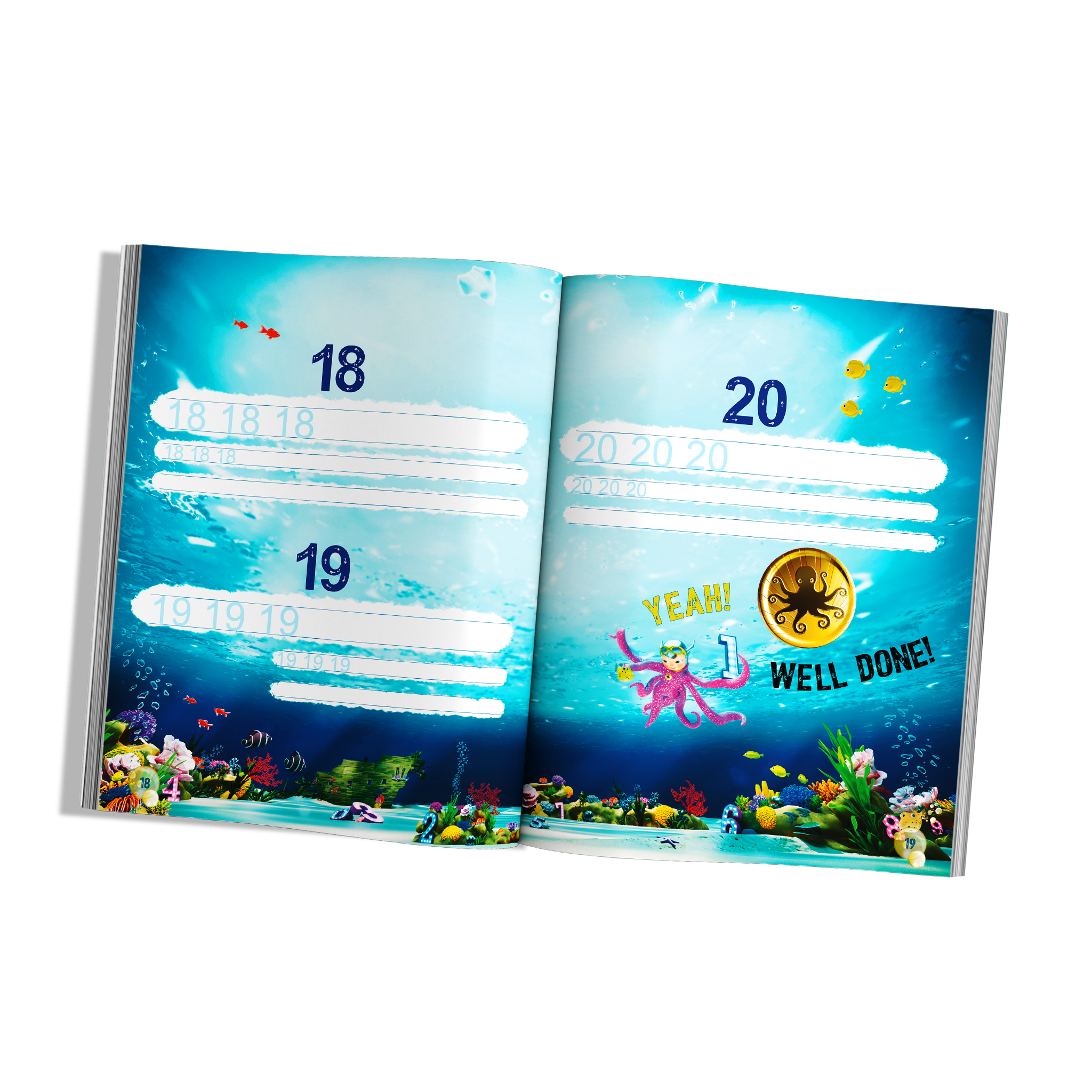 Luna Octopus - Count with Luna – Sticker Activity Book