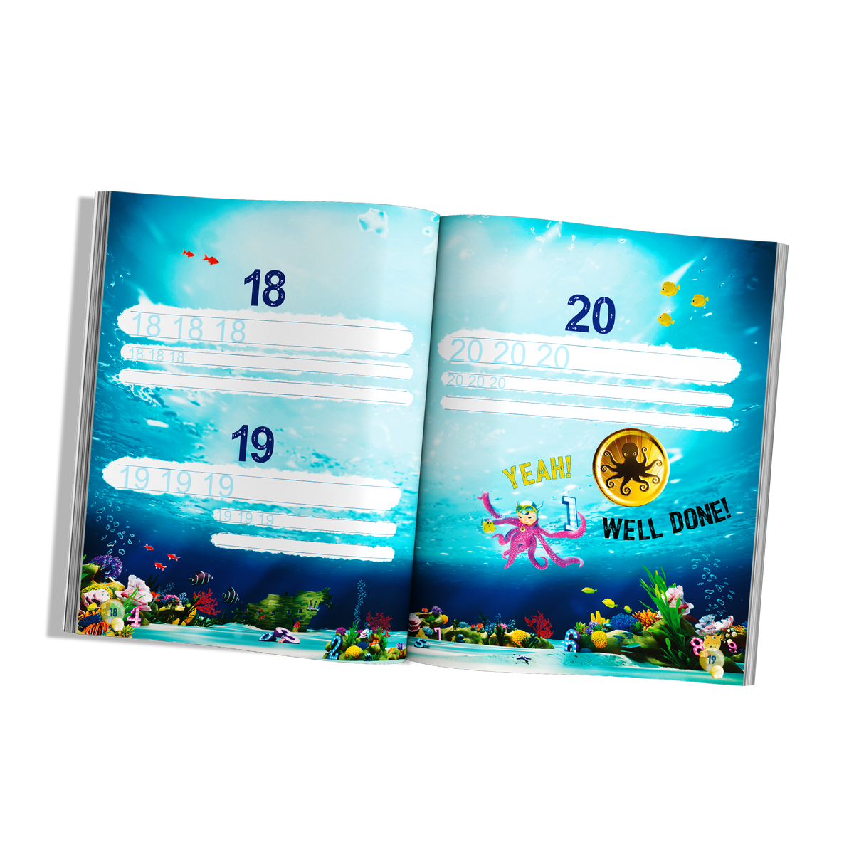 Luna Octopus - Count with Luna – Sticker Activity Book