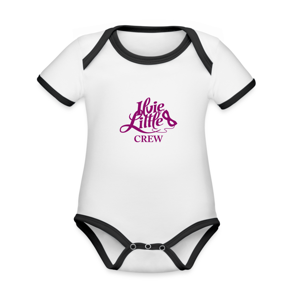 Ilvie Little Crew Baby - white/black