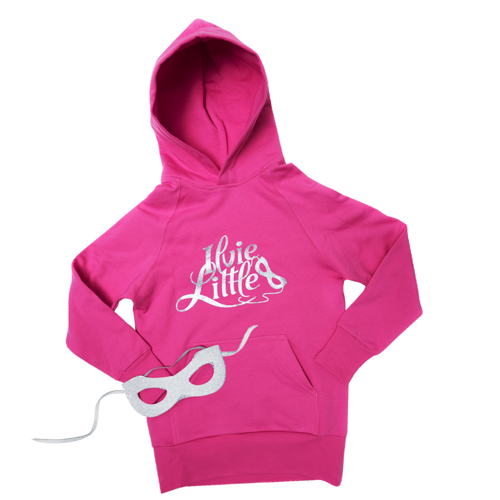 Hot pink pullover hoodie online