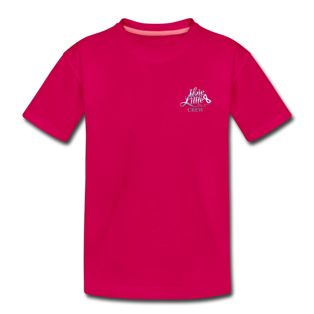 ILVIE LITTLE CREW T-Shirt (Teenager) - dark pink